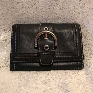 Black Leather Coach Wallet